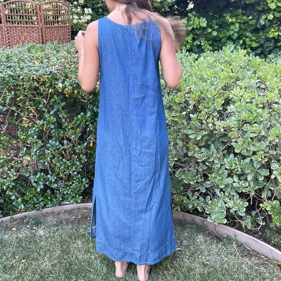 Vintage studio g genuine denim dress - Picture 4 of 5